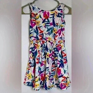 Carter's Girls Floral Summer Dress with back cutouts (Size 6)